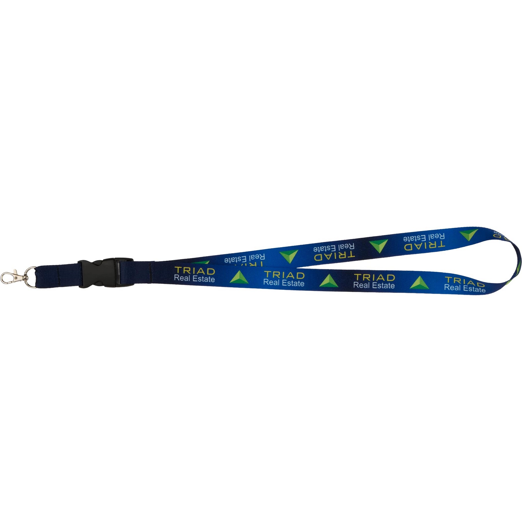 Picture of Full Color 1" Lanyard w/ Extension and D-Ring