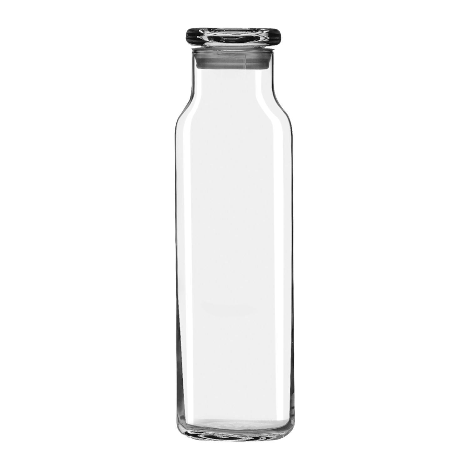 Picture of Libbey 24 oz Glass Water Bottle with Press-On Lid