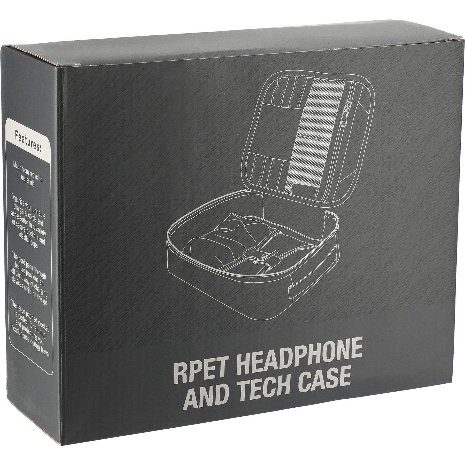 Picture of RPET Headphone and Tech Case