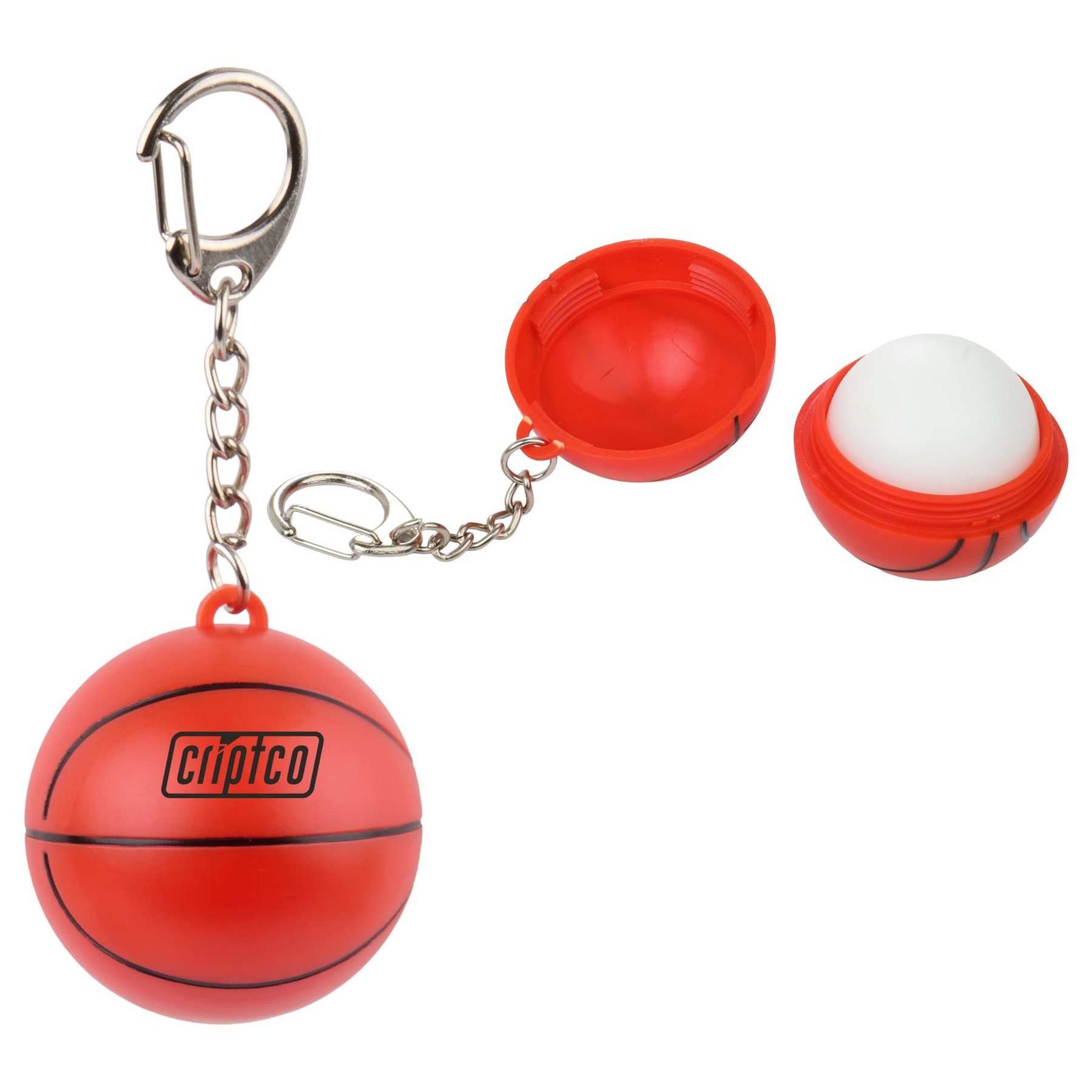 Picture of Basketball SPF15 Lip Balm with Keychain