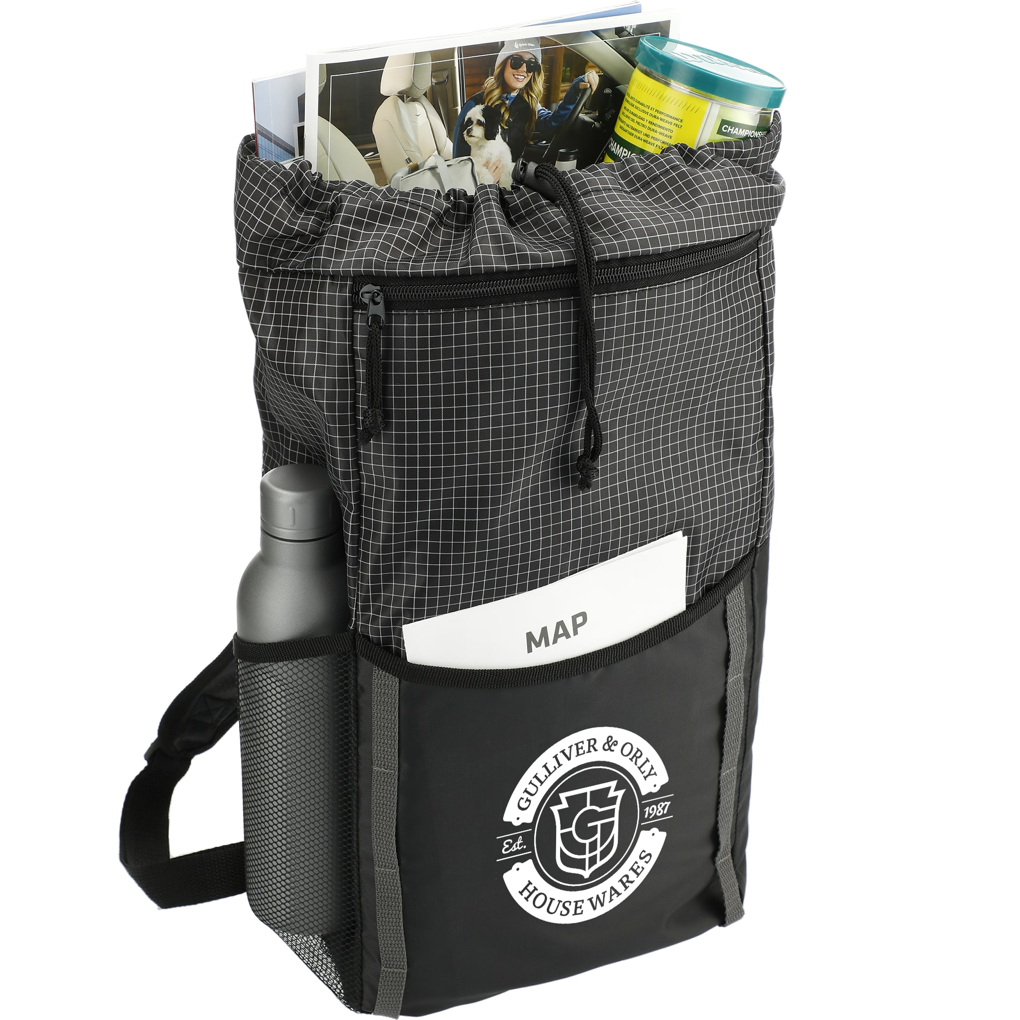 Picture of Grid 14L Drawstring Backpack