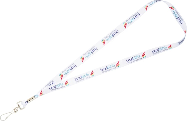 Picture of Full Color 3/4" Premium Lanyard w/ Hook