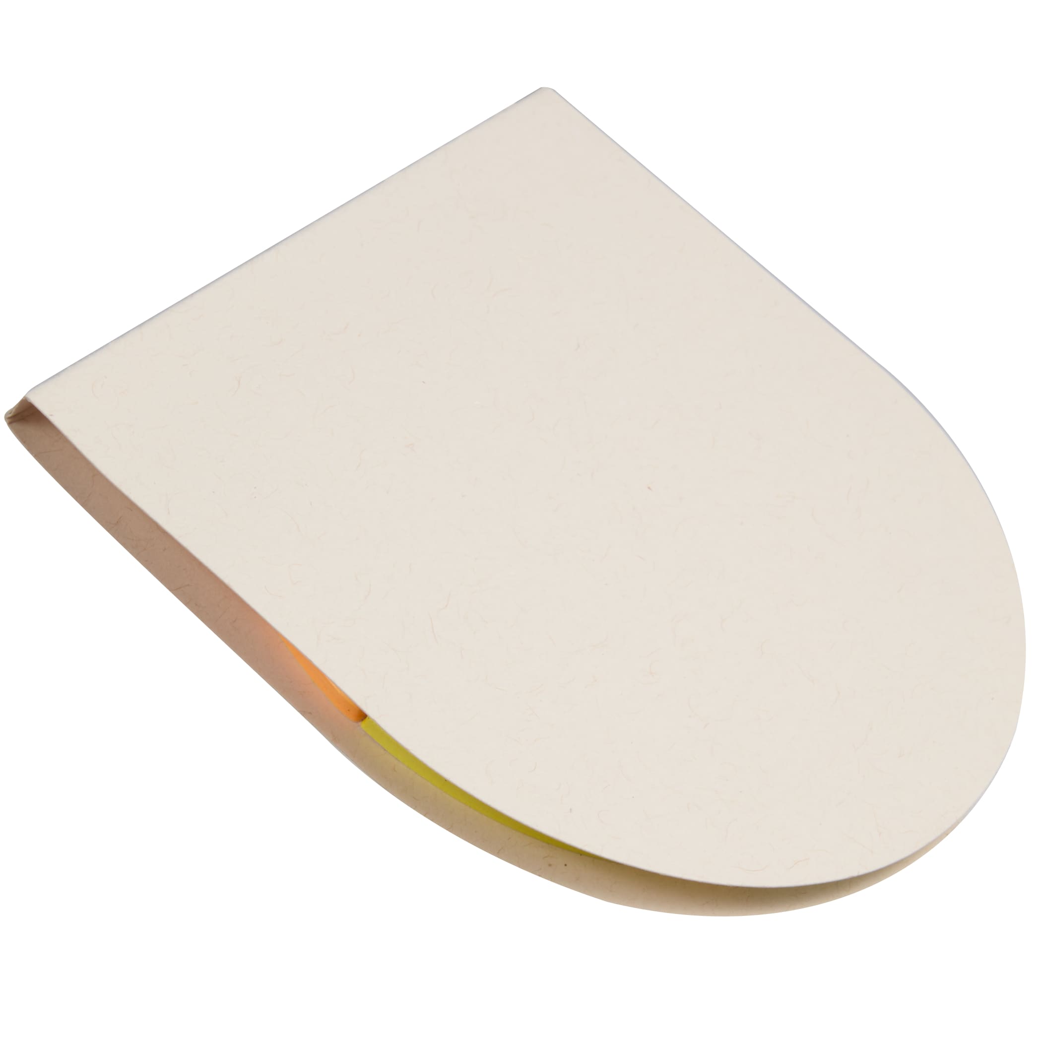 Picture of Recycled Milk Carton Round Sticky Notes Pad