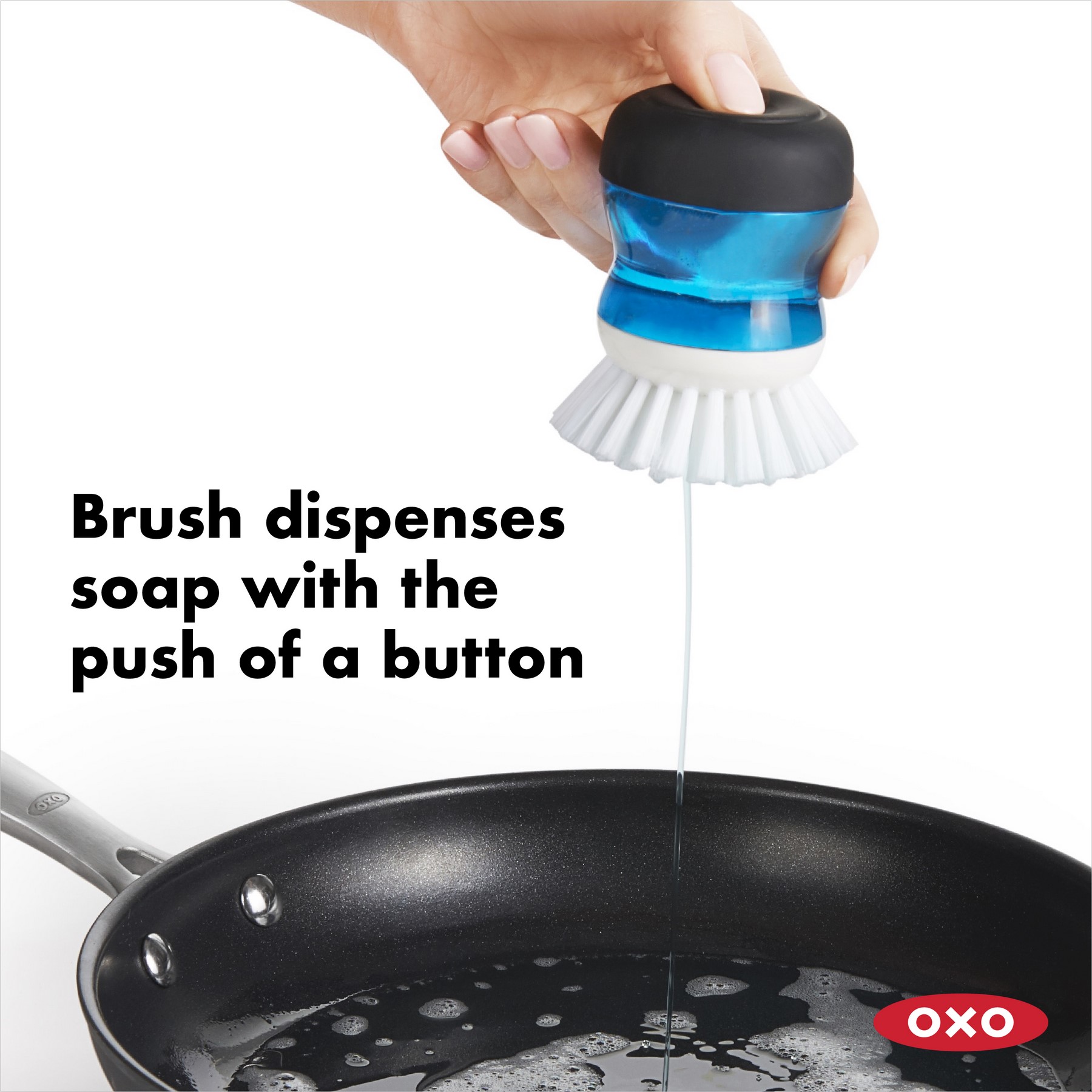 Picture of OXO Good Grips Soap Dispense Palm Brush Storage Se