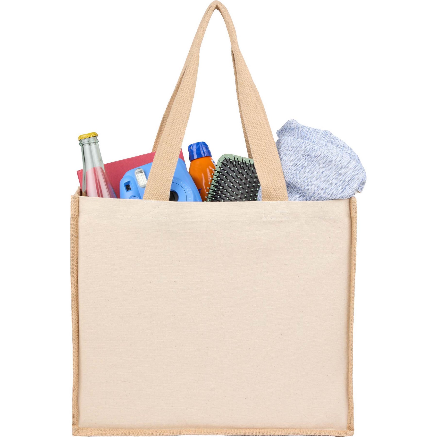 Picture of Sol Recycled Cotton & Jute Shopper Tote