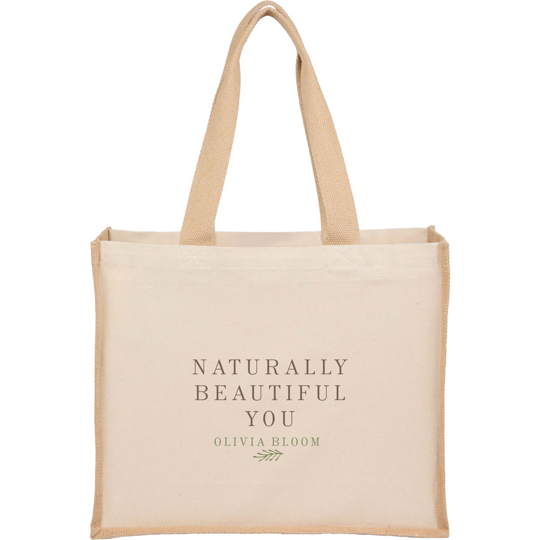 Picture of Sol Recycled Cotton & Jute Shopper Tote