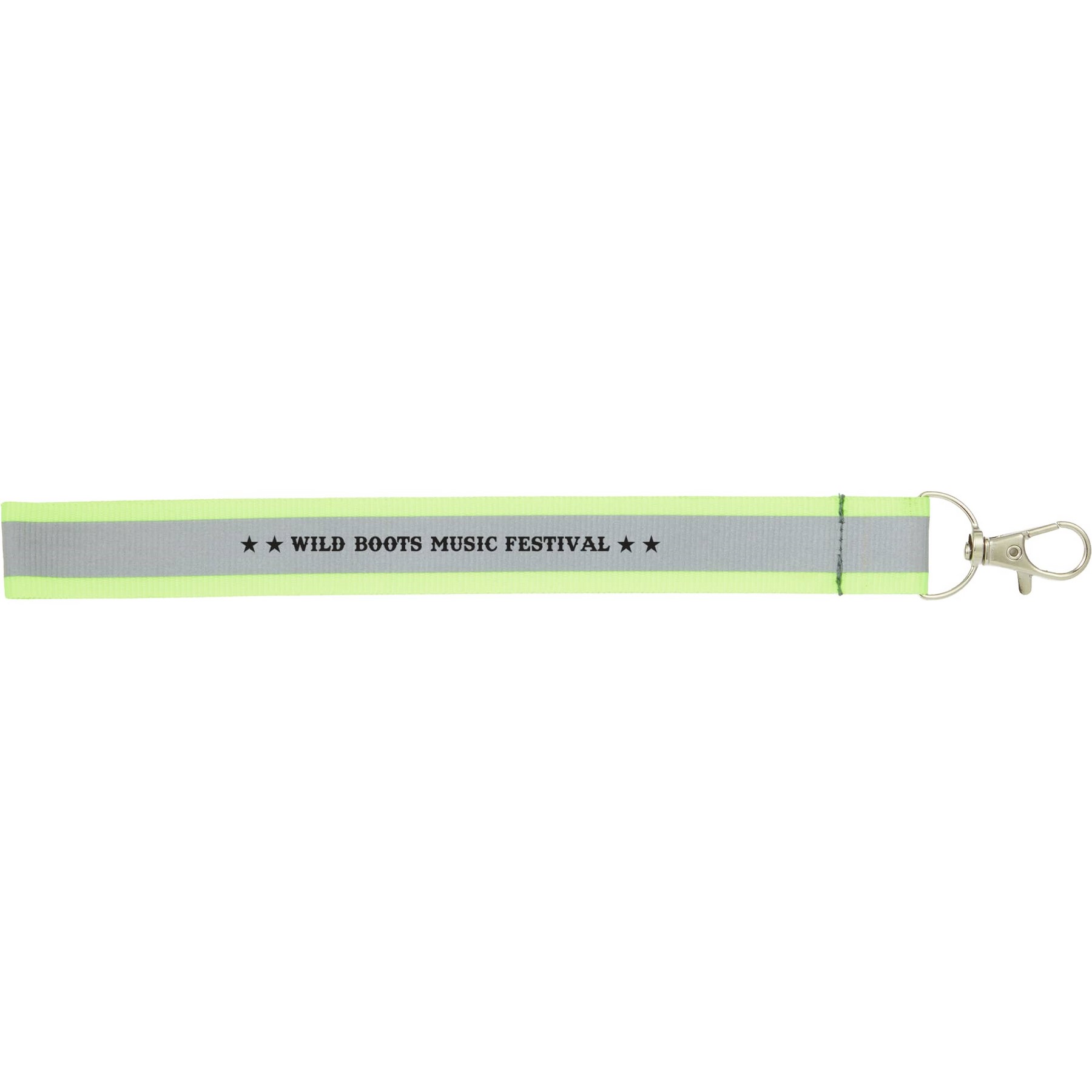 Picture of Reflective Recycled Wrist Lanyard