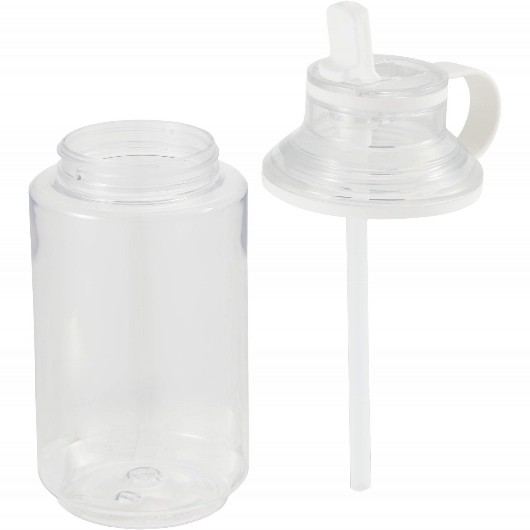 Picture of Zach Recycled RPET Sports Bottle w/ Straw 22oz