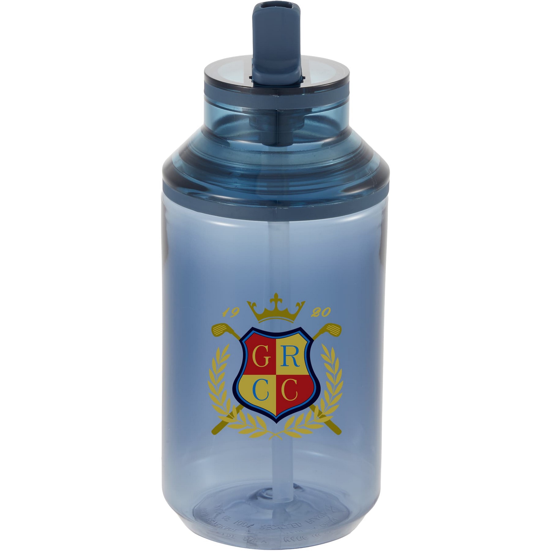 Picture of Zach Recycled RPET Sports Bottle w/ Straw 22oz
