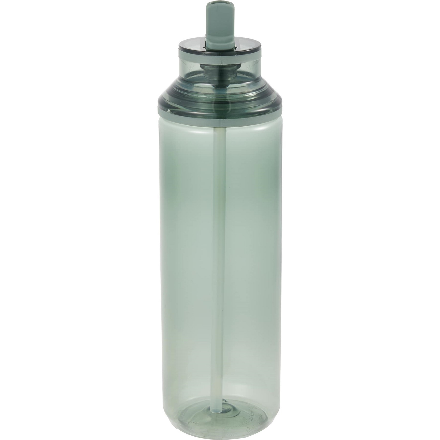 Picture of Carol Recycled RPET Sports Bottle w/ Straw 30oz