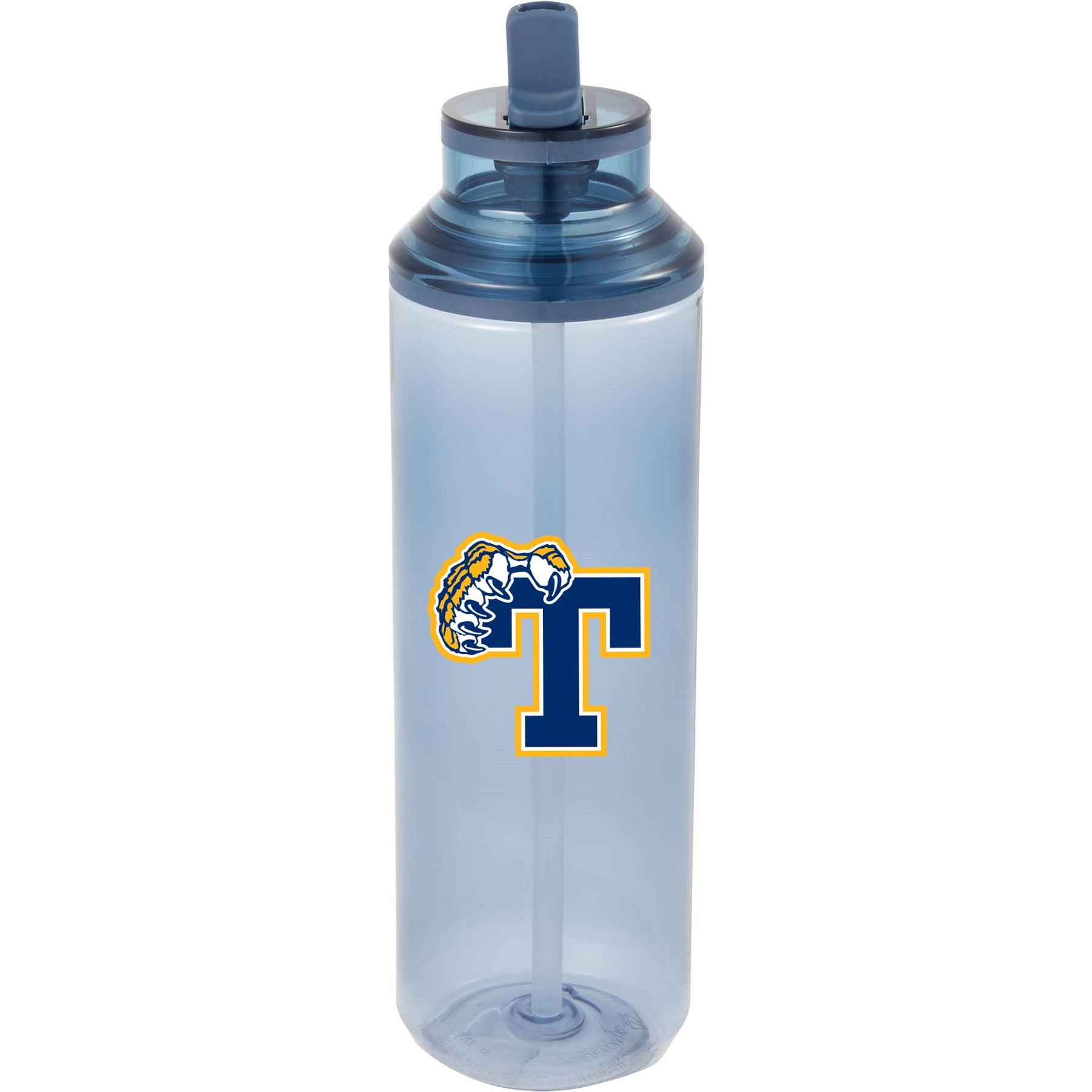 Picture of Carol Recycled RPET Sports Bottle w/ Straw 30oz