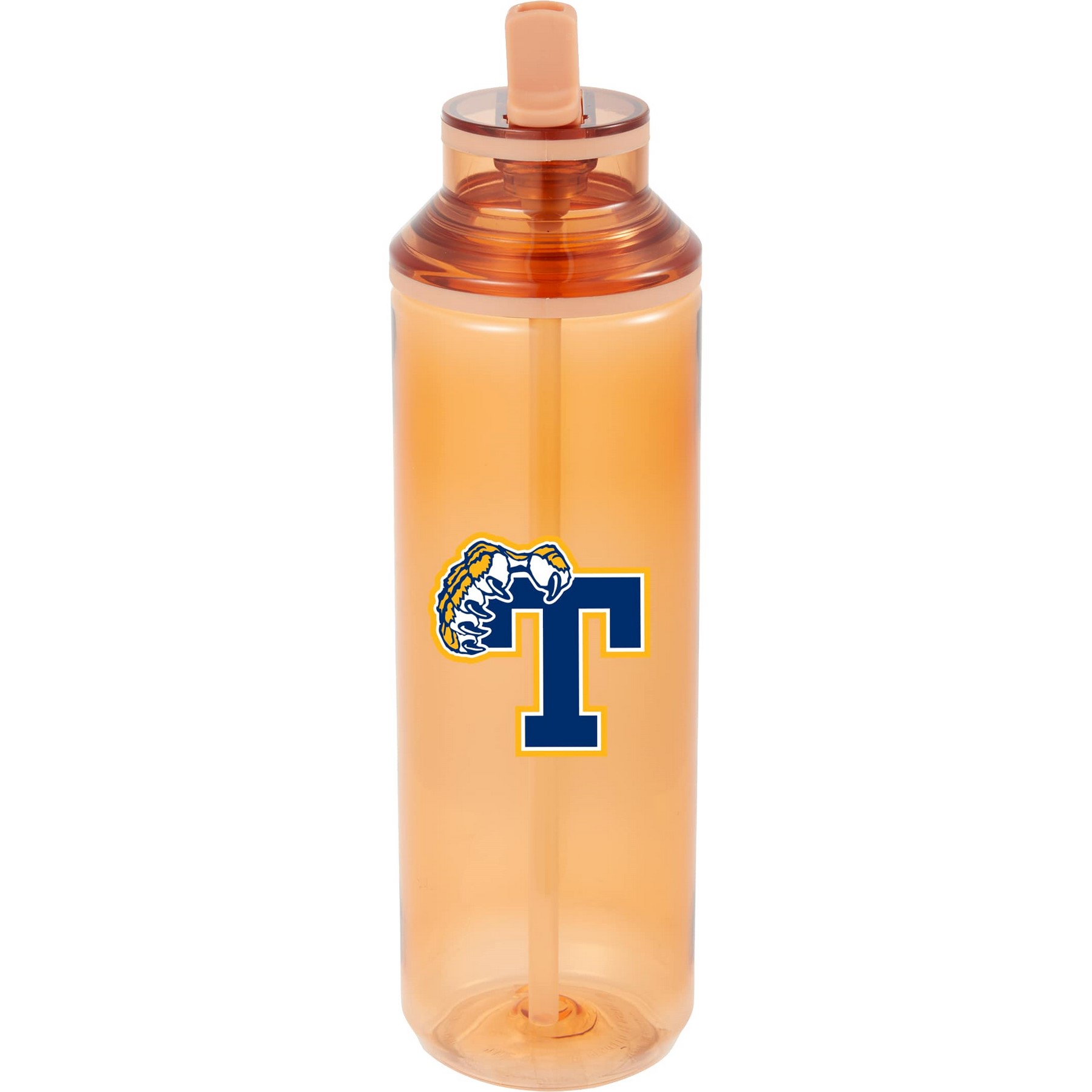 Picture of Carol Recycled RPET Sports Bottle w/ Straw 30oz