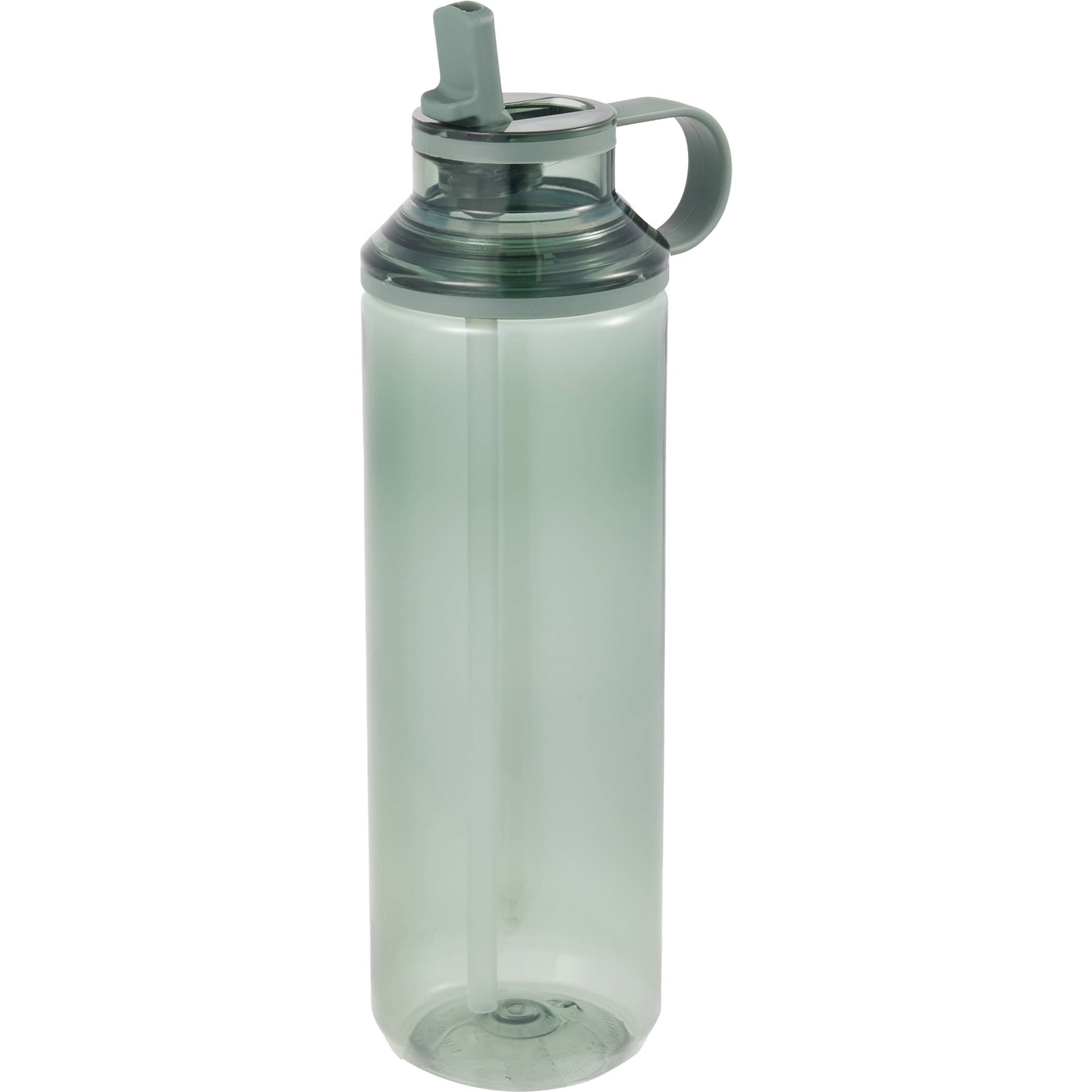Picture of Carol Recycled RPET Sports Bottle w/ Straw 30oz