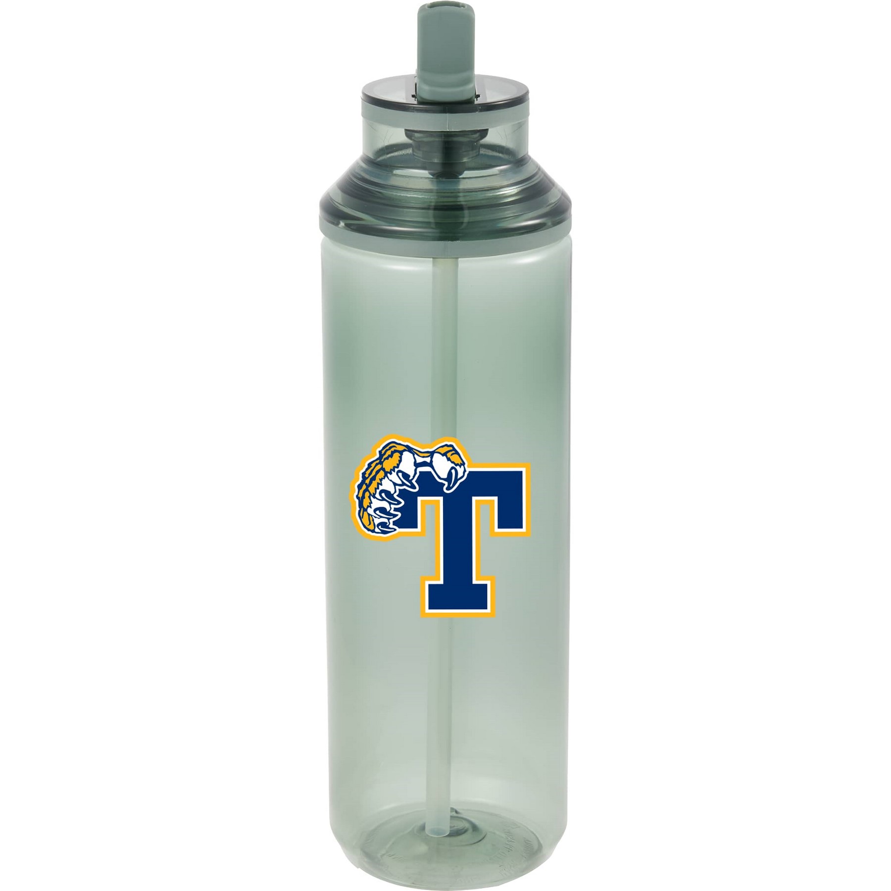 Picture of Carol Recycled RPET Sports Bottle w/ Straw 30oz