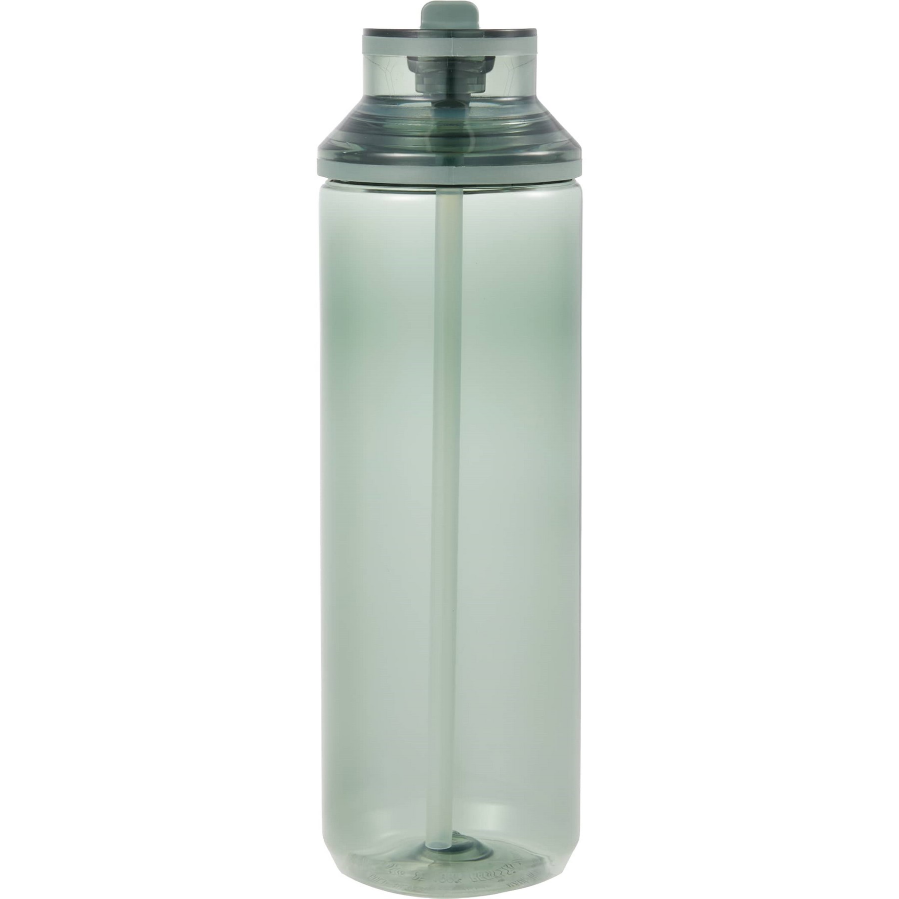 Picture of Carol Recycled RPET Sports Bottle w/ Straw 30oz