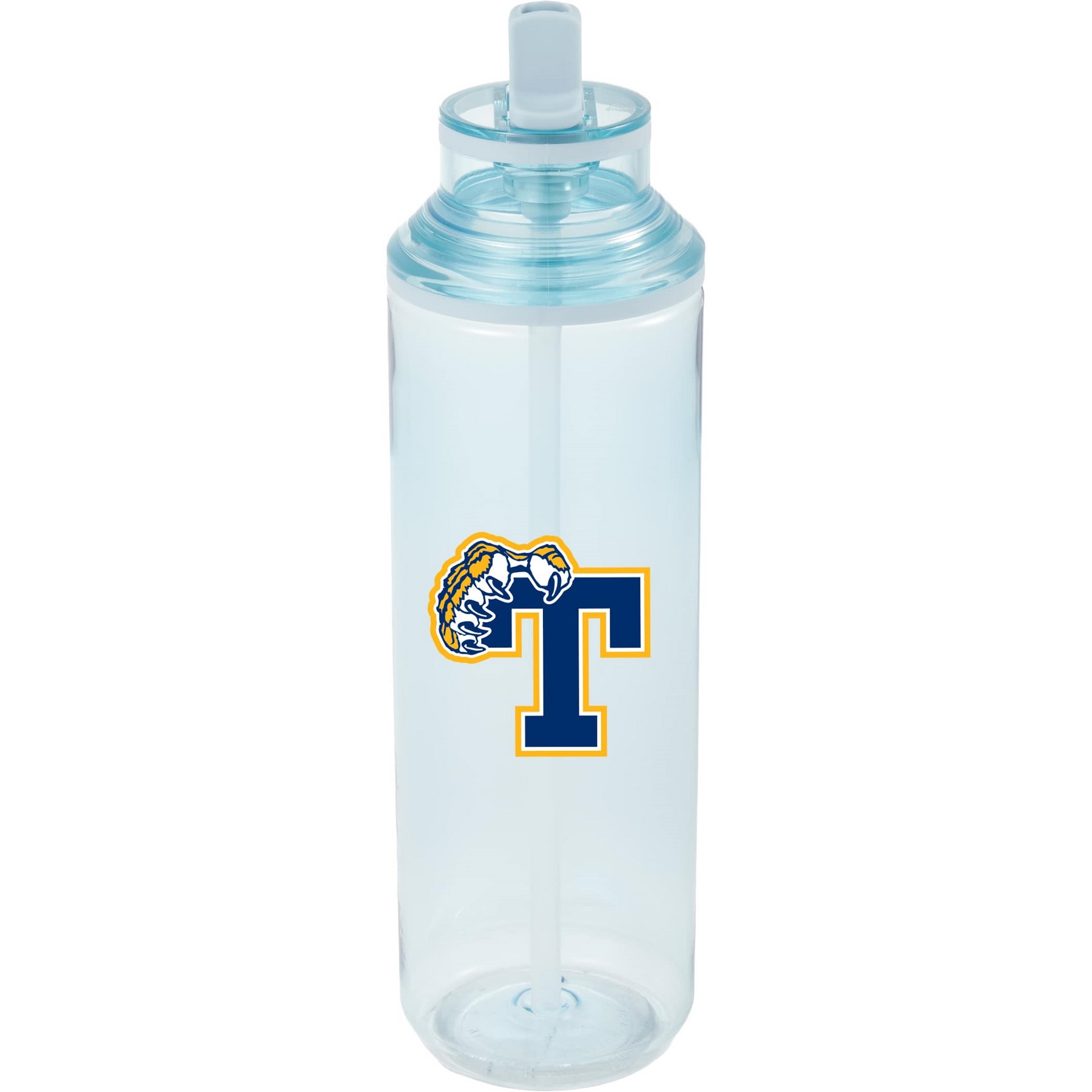 Picture of Carol Recycled RPET Sports Bottle w/ Straw 30oz