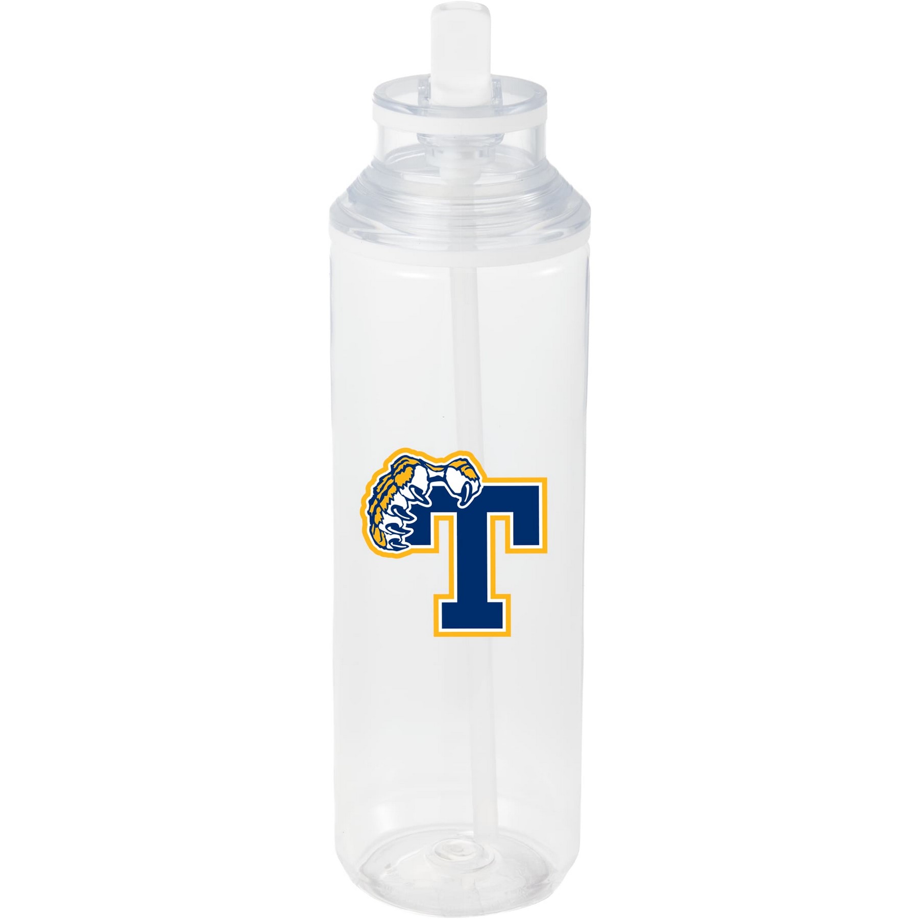 Picture of Carol Recycled RPET Sports Bottle w/ Straw 30oz