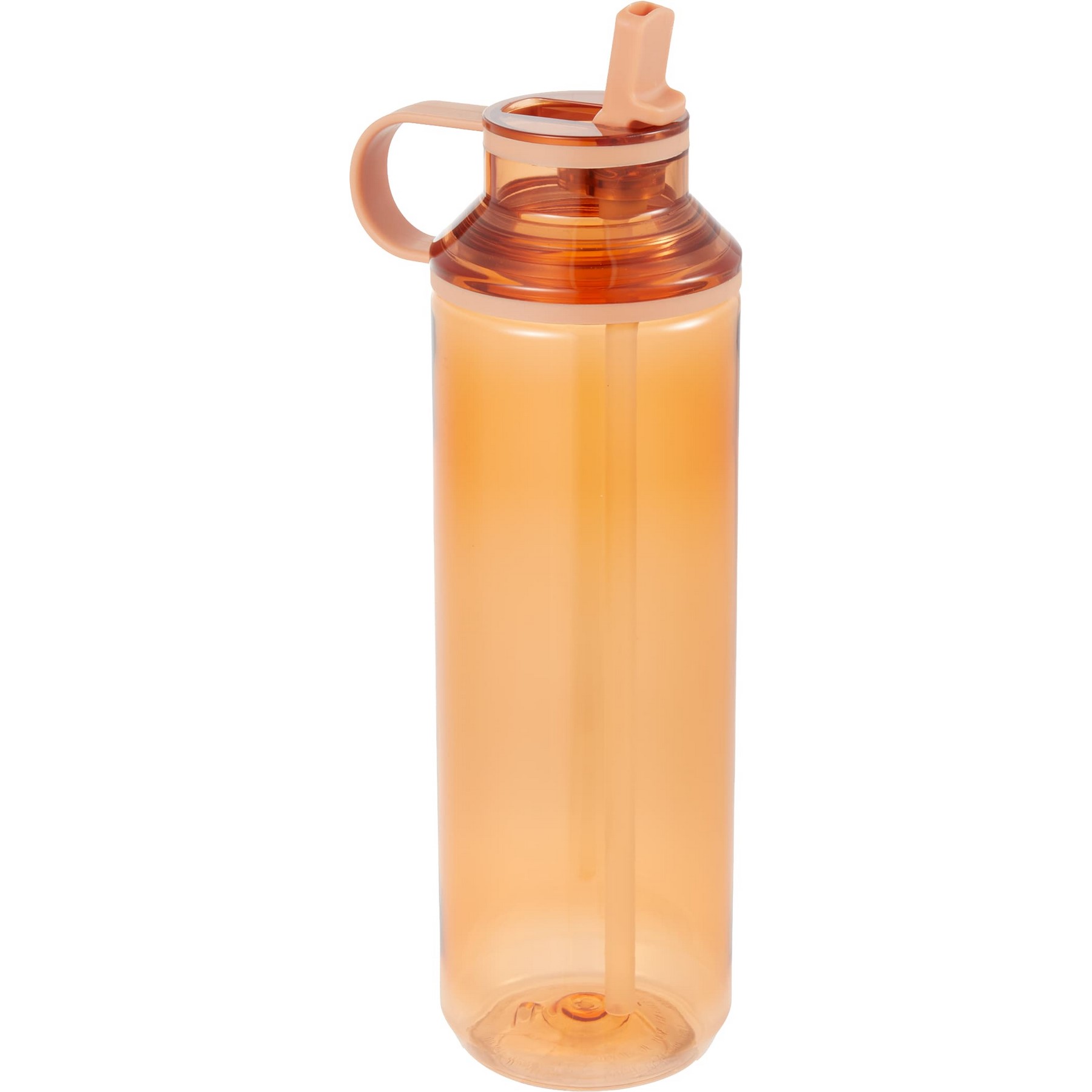 Picture of Carol Recycled RPET Sports Bottle w/ Straw 30oz