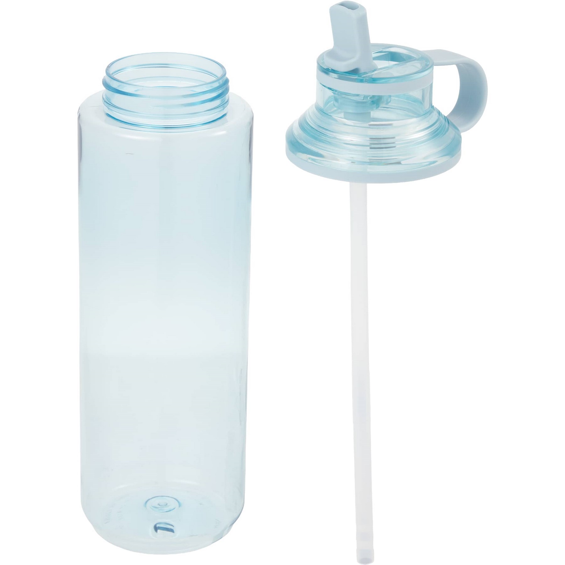 Picture of Carol Recycled RPET Sports Bottle w/ Straw 30oz