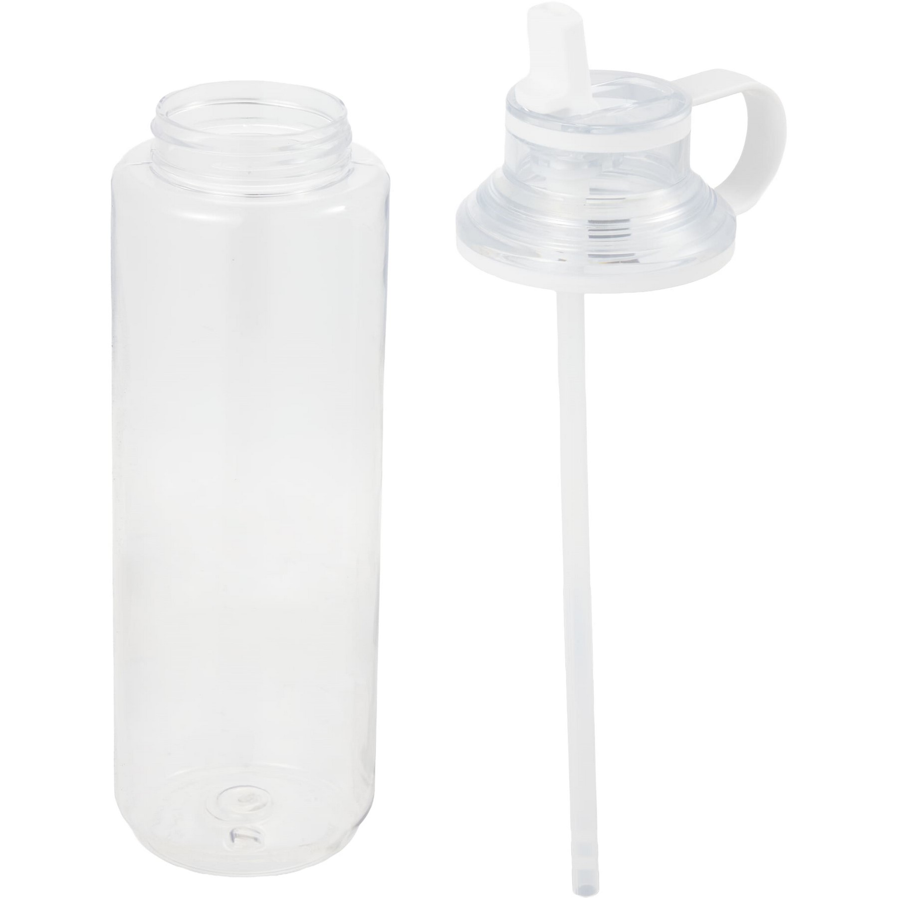 Picture of Carol Recycled RPET Sports Bottle w/ Straw 30oz
