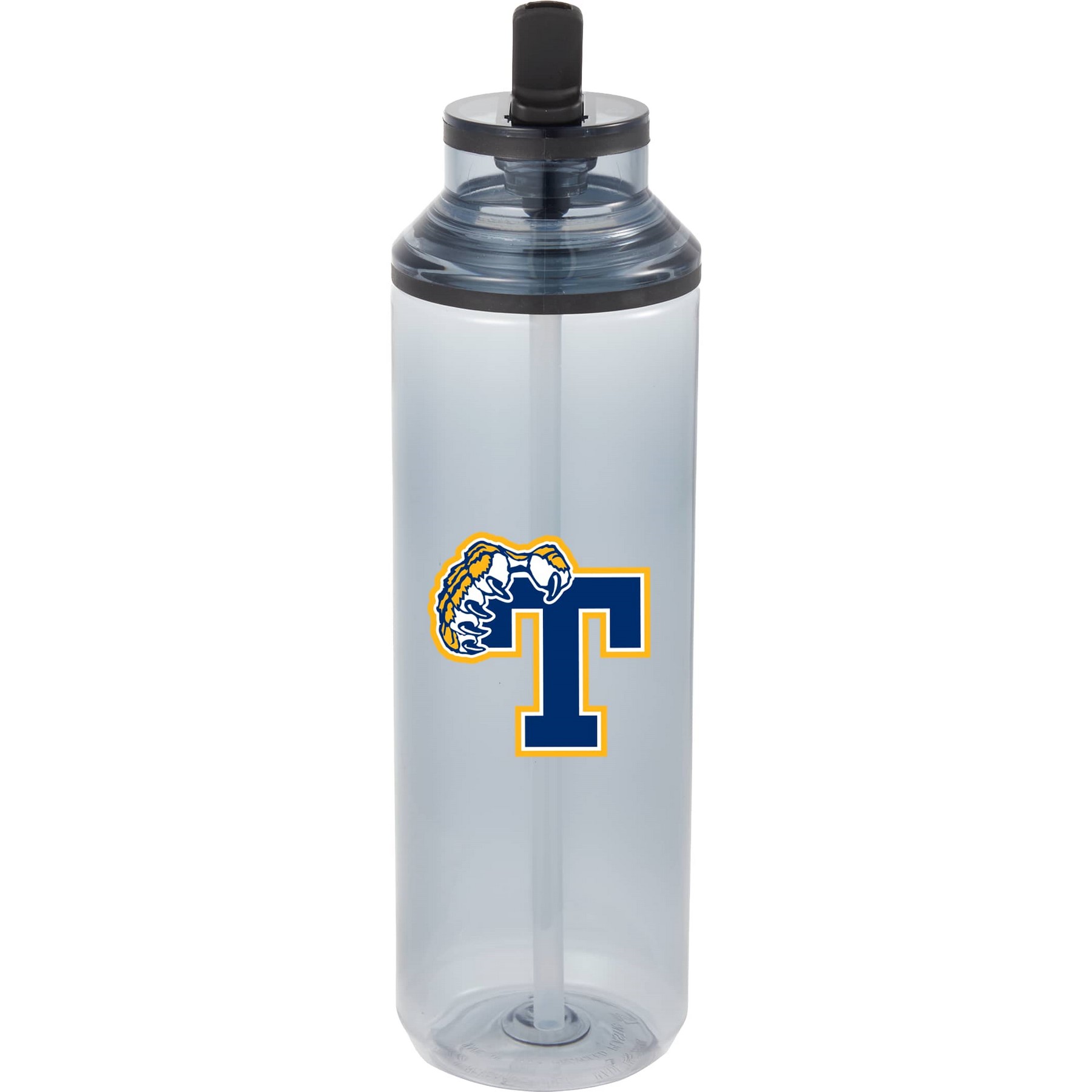 Picture of Carol Recycled RPET Sports Bottle w/ Straw 30oz