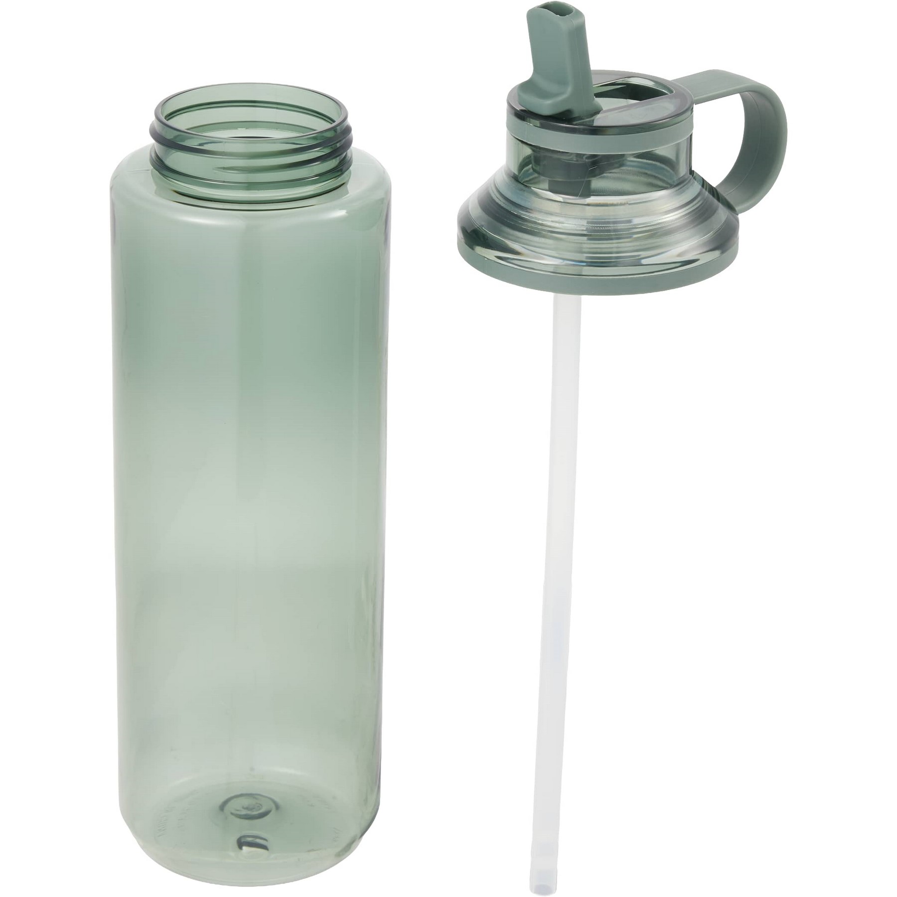 Picture of Carol Recycled RPET Sports Bottle w/ Straw 30oz