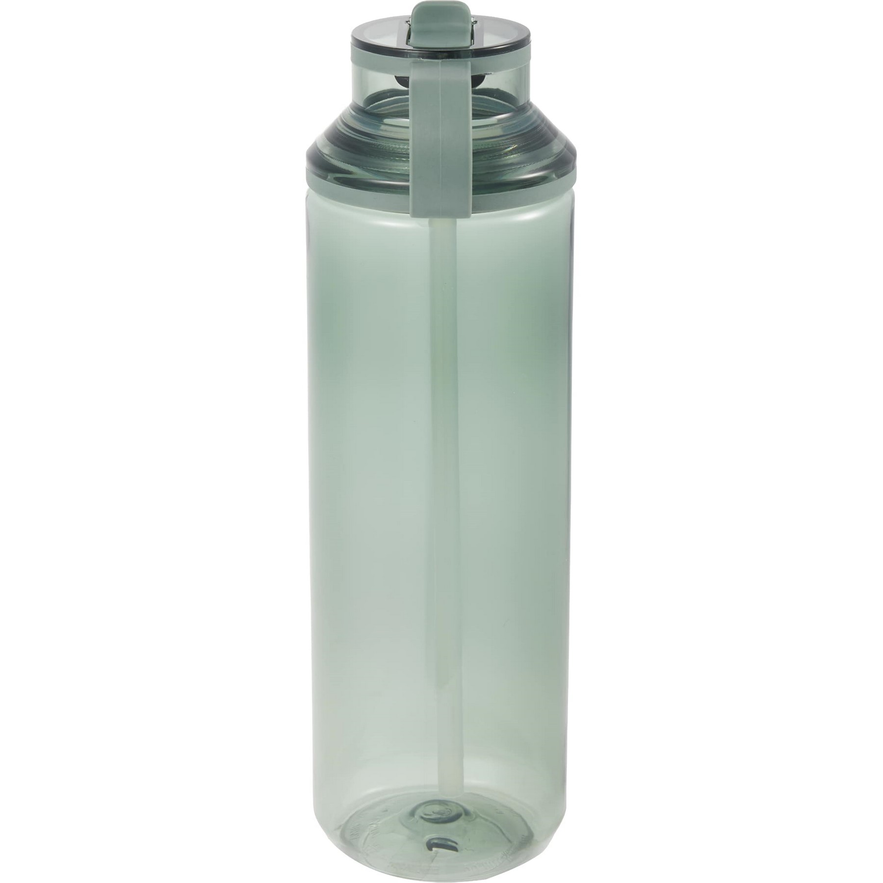 Picture of Carol Recycled RPET Sports Bottle w/ Straw 30oz