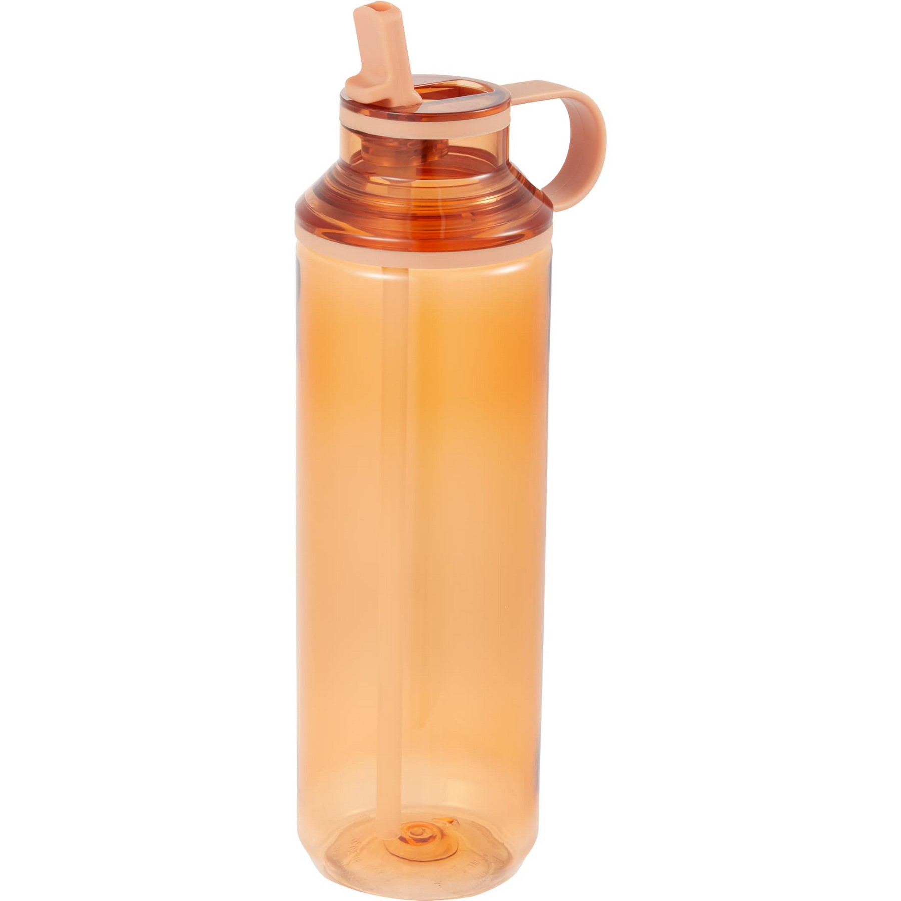 Picture of Carol Recycled RPET Sports Bottle w/ Straw 30oz