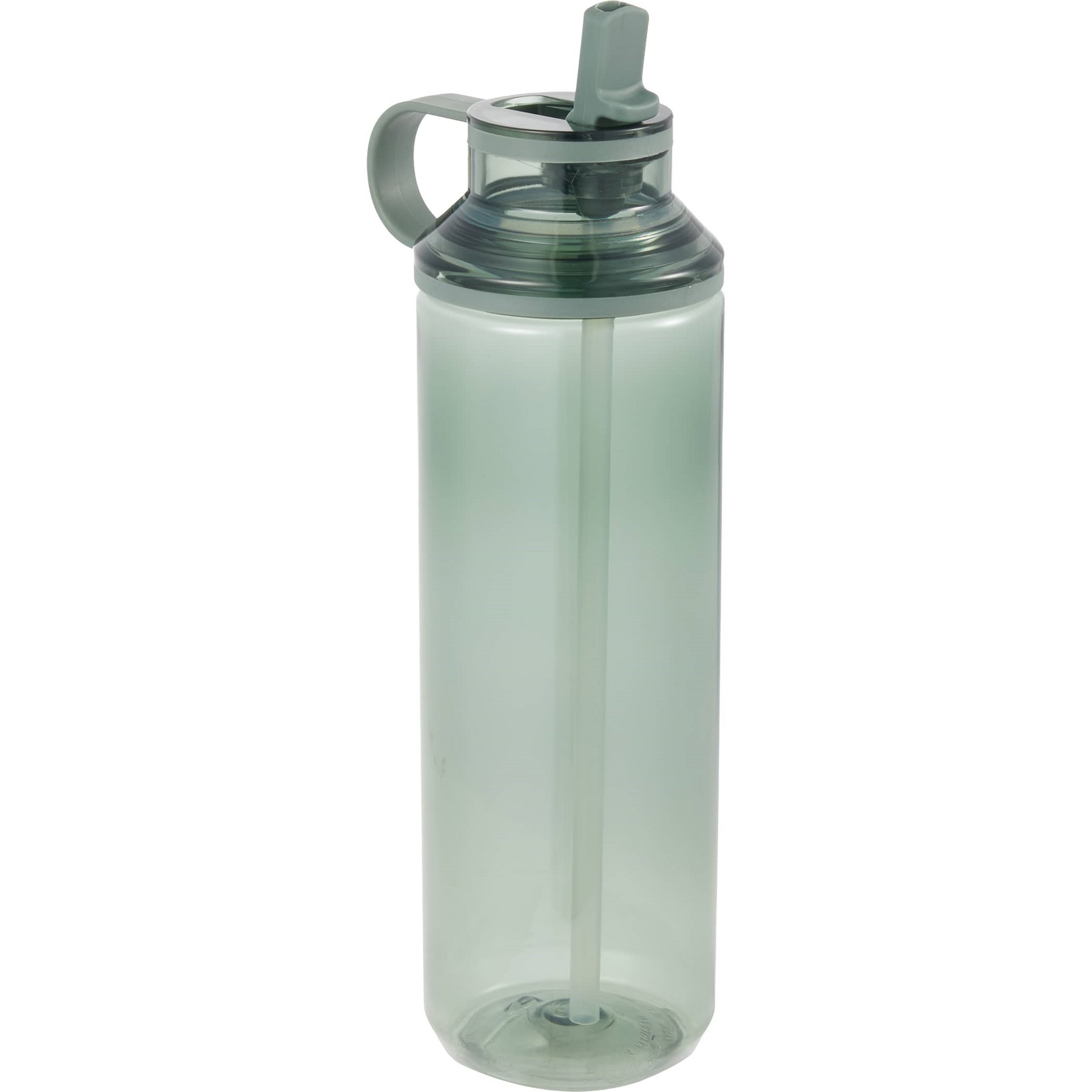 Picture of Carol Recycled RPET Sports Bottle w/ Straw 30oz