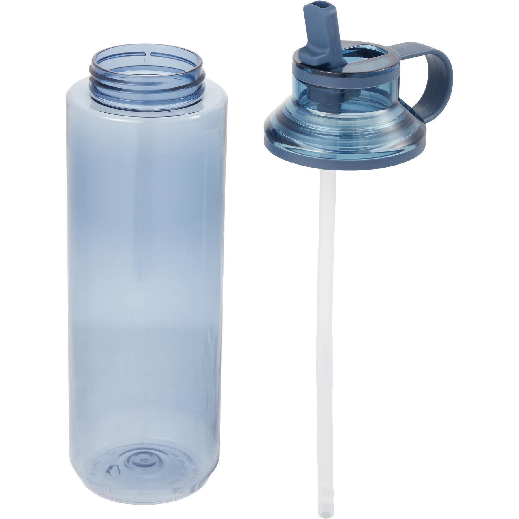 Picture of Carol Recycled RPET Sports Bottle w/ Straw 30oz