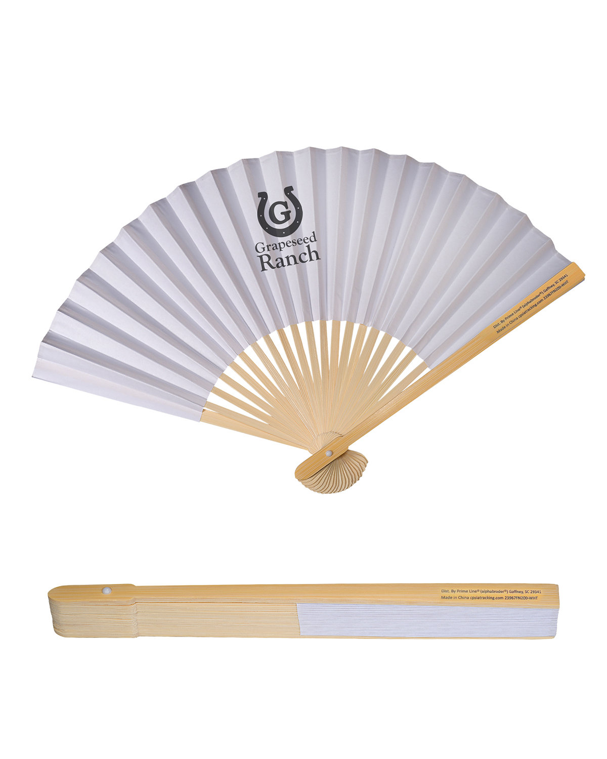 Picture of Bamboo Folding Handheld Fan.