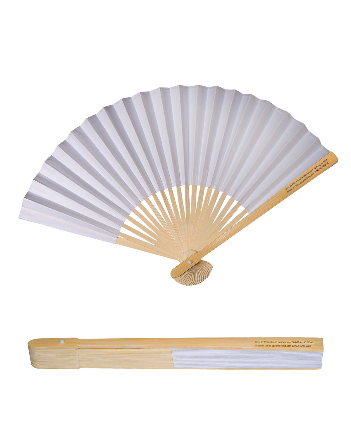 Picture of Bamboo Folding Handheld Fan.
