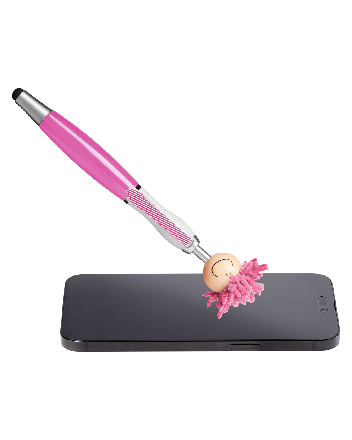 Picture of Multicultural Screen Cleaner With Stylus Pen.