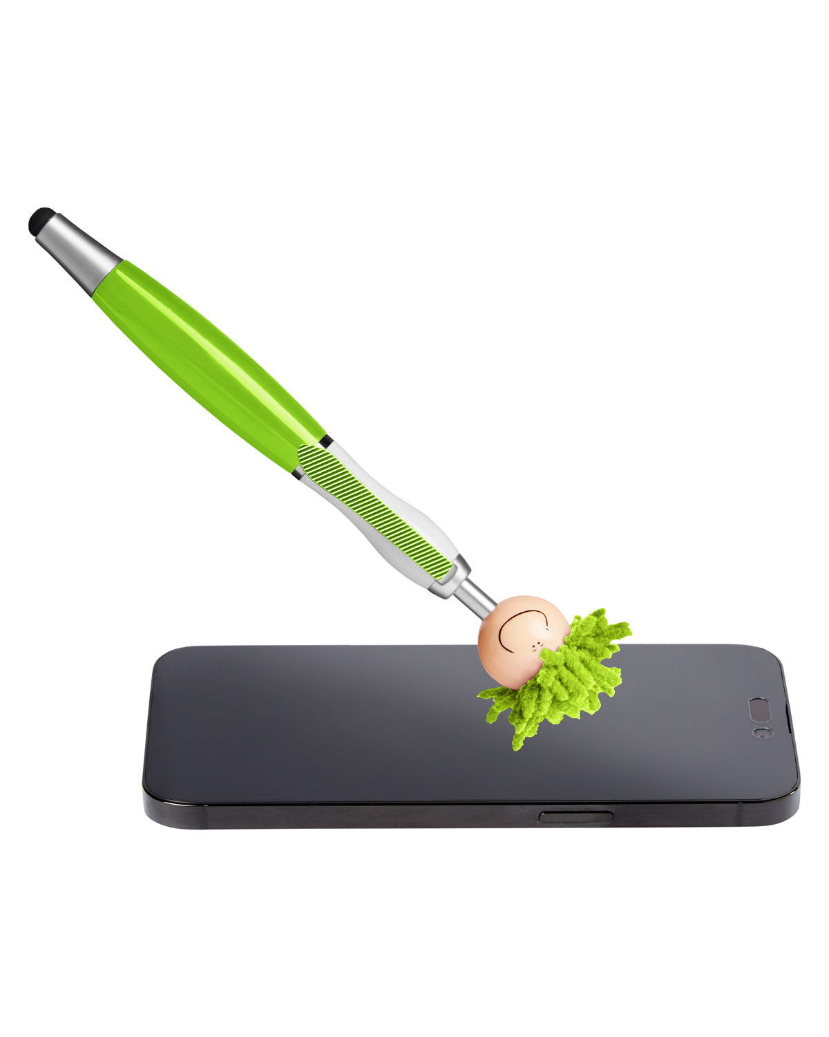 Picture of Multicultural Screen Cleaner With Stylus Pen.