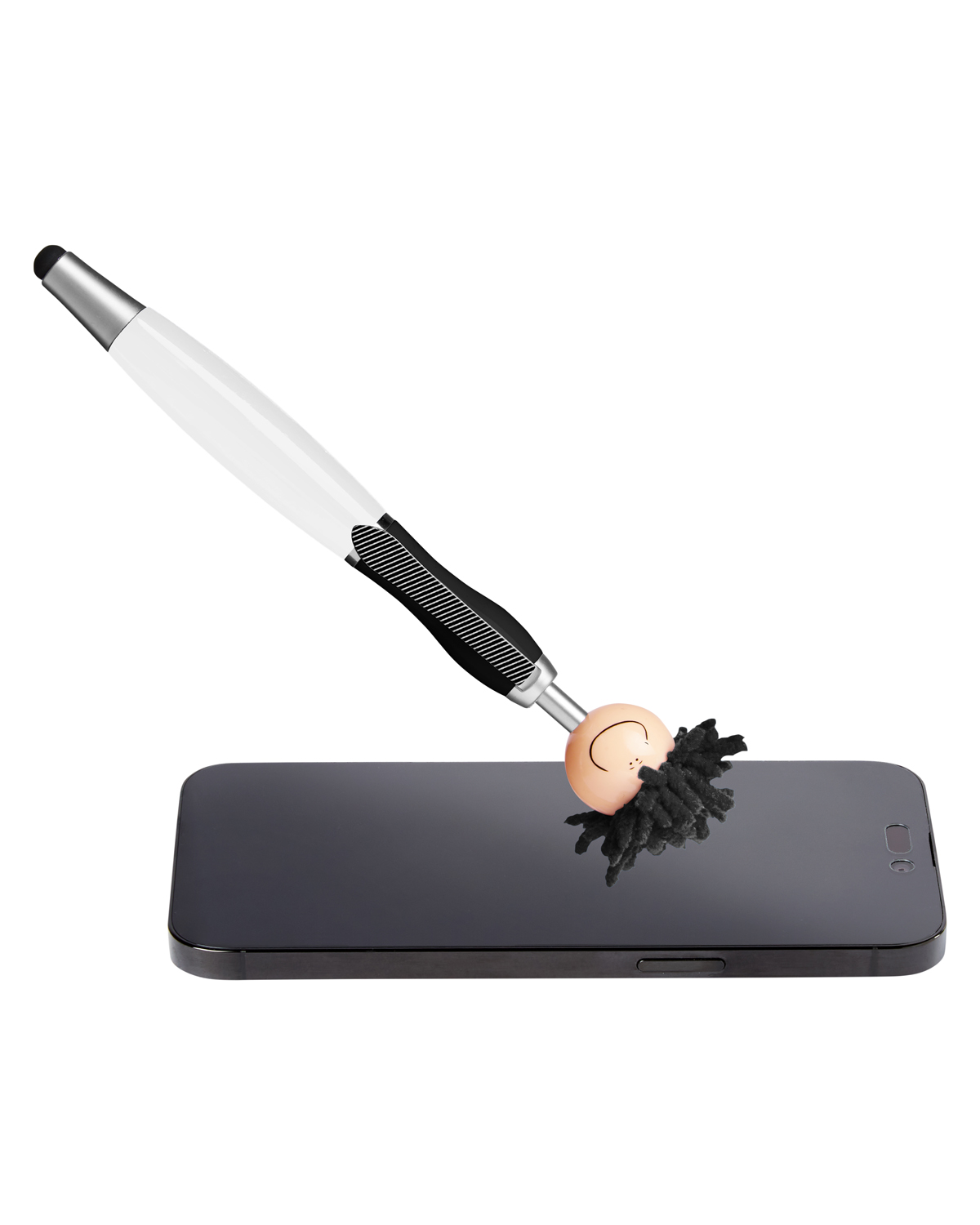 Picture of Multicultural Screen Cleaner With Stylus Pen.