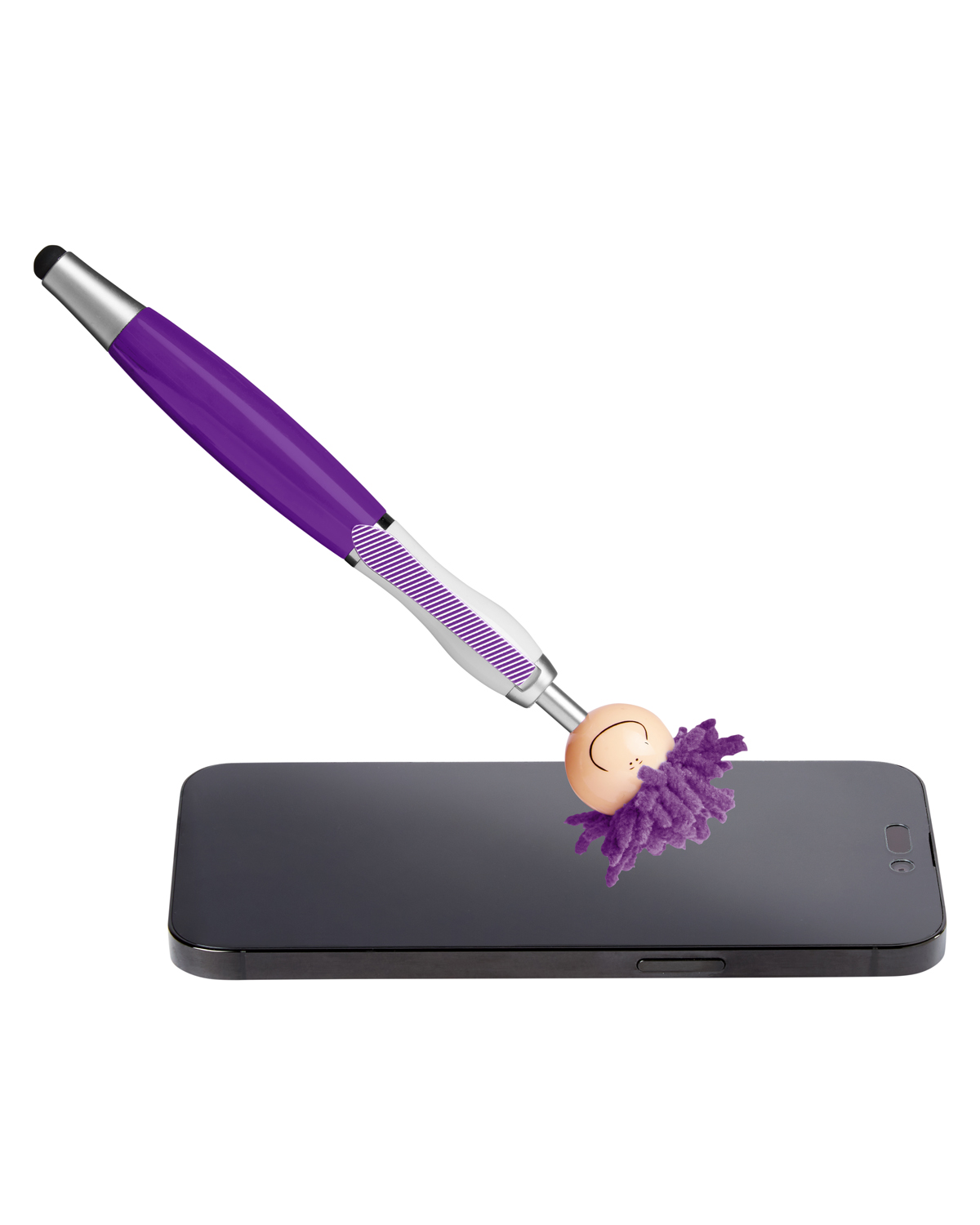 Picture of Multicultural Screen Cleaner With Stylus Pen.