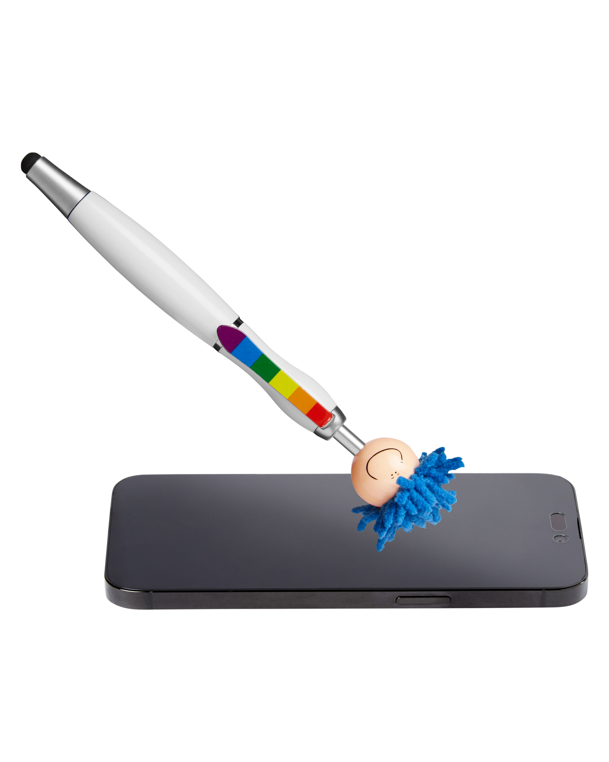 Picture of Multicultural Screen Cleaner With Stylus Pen.