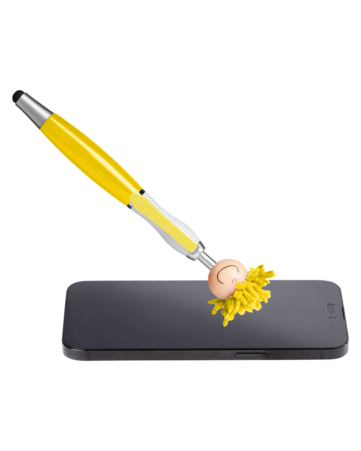 Picture of Multicultural Screen Cleaner With Stylus Pen.