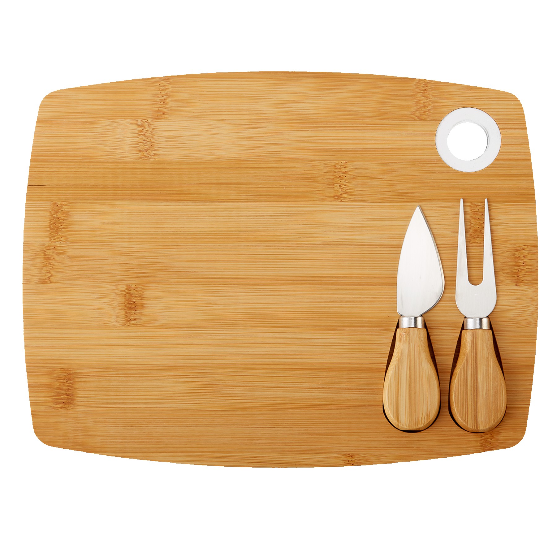 Picture of 3 Piece Bamboo Cheese Board Set