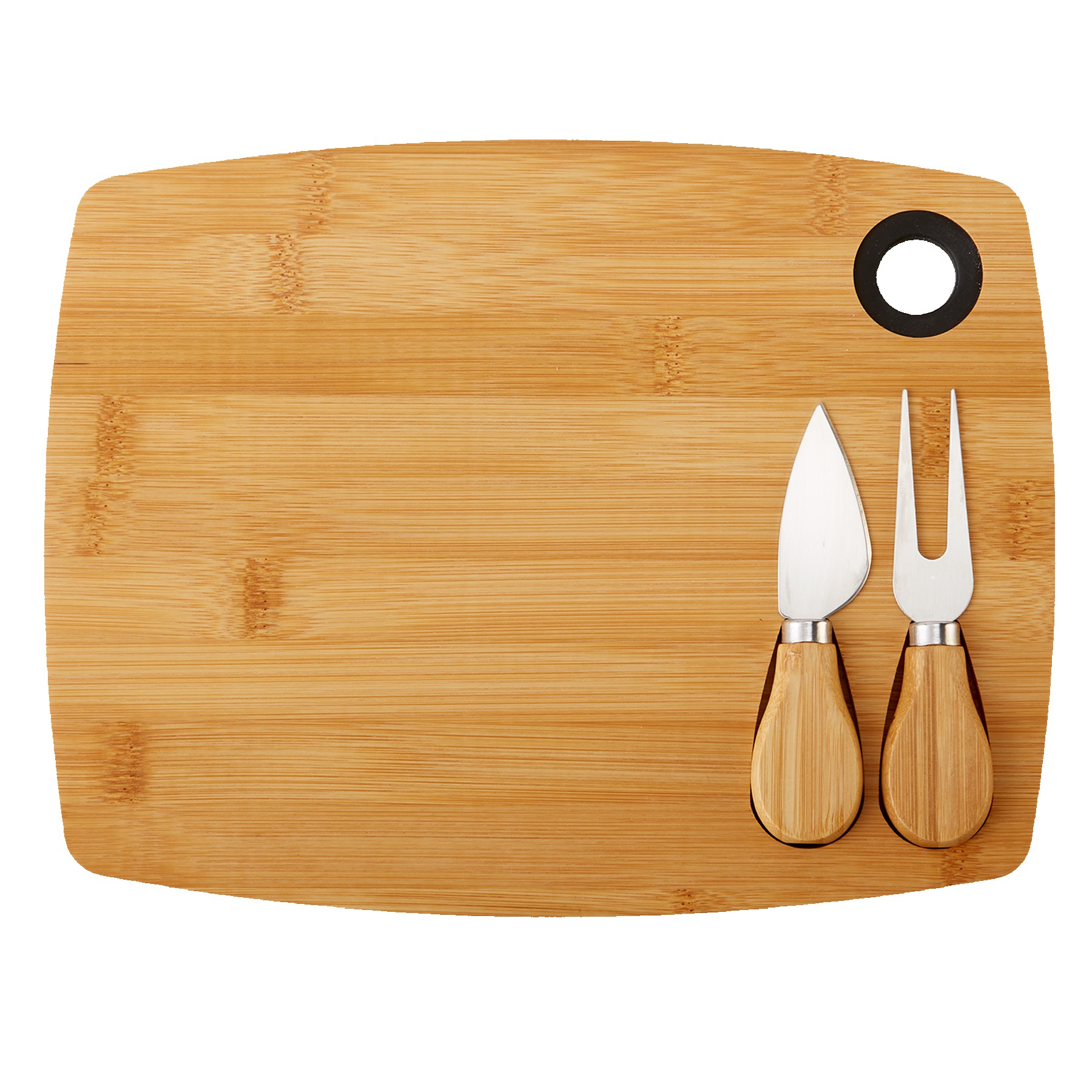 Picture of 3 Piece Bamboo Cheese Board Set
