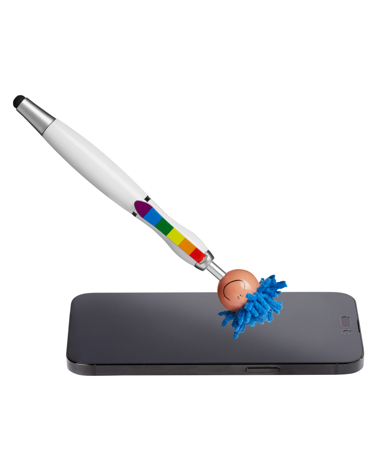 Picture of Multicultural Screen Cleaner With Stylus Pen.