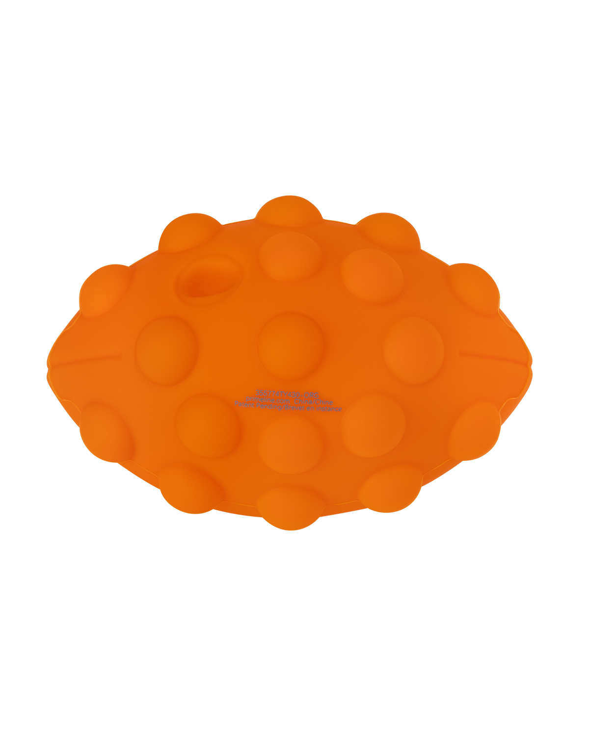 Picture of Football Shape Push Pop Fidget Sensory Toy.