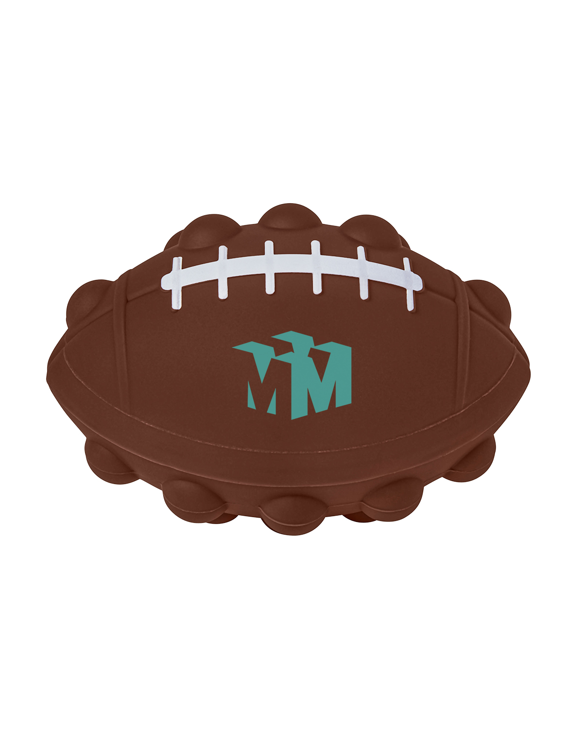 Picture of Football Shape Push Pop Fidget Sensory Toy.