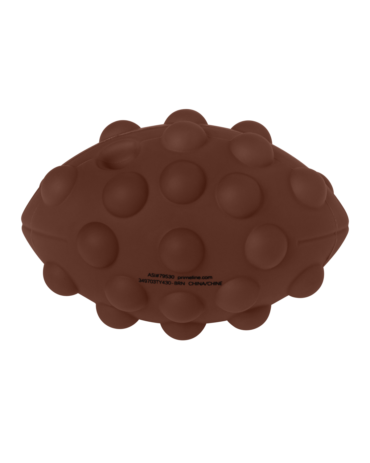 Picture of Football Shape Push Pop Fidget Sensory Toy.