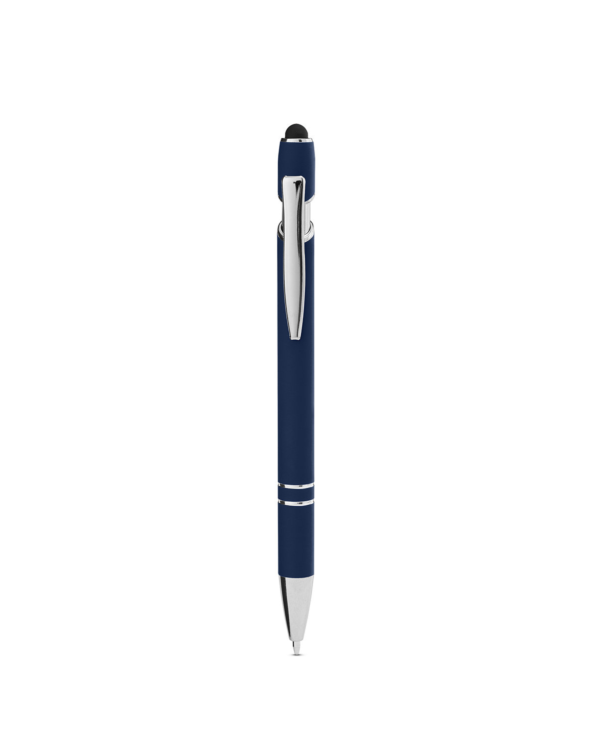 Picture of Rubberized Aluminum Click Stylus Pen.