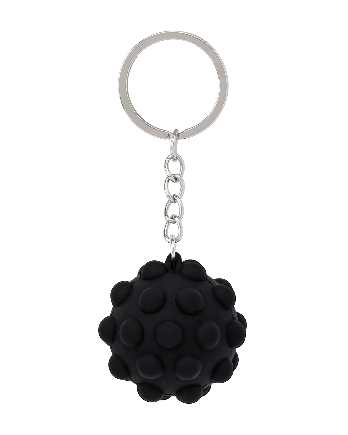 Picture of Recycled Push Pop Bubble Ball Fidget Sensory Keychain.