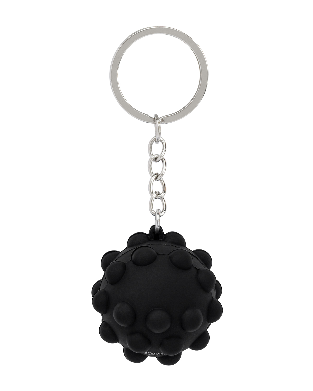 Picture of Recycled Push Pop Bubble Ball Fidget Sensory Keychain.