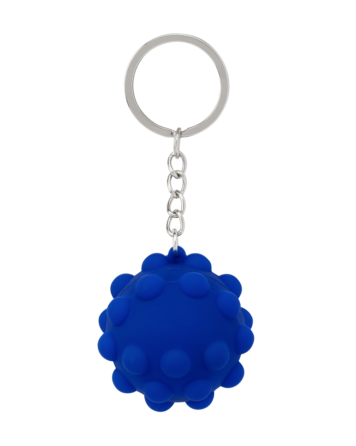 Picture of Recycled Push Pop Bubble Ball Fidget Sensory Keychain.