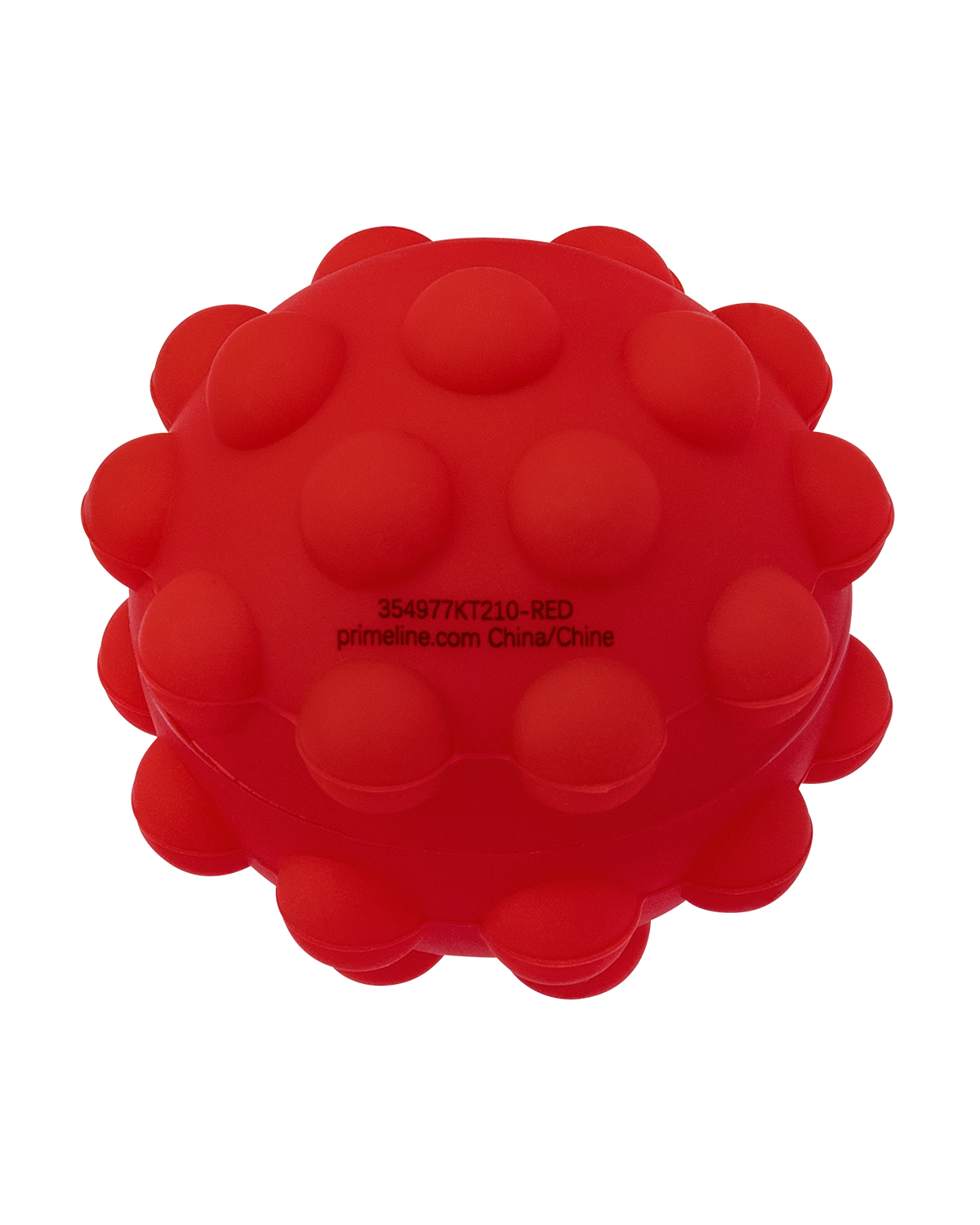 Picture of Recycled Push Pop Bubble Ball Fidget Sensory Keychain.