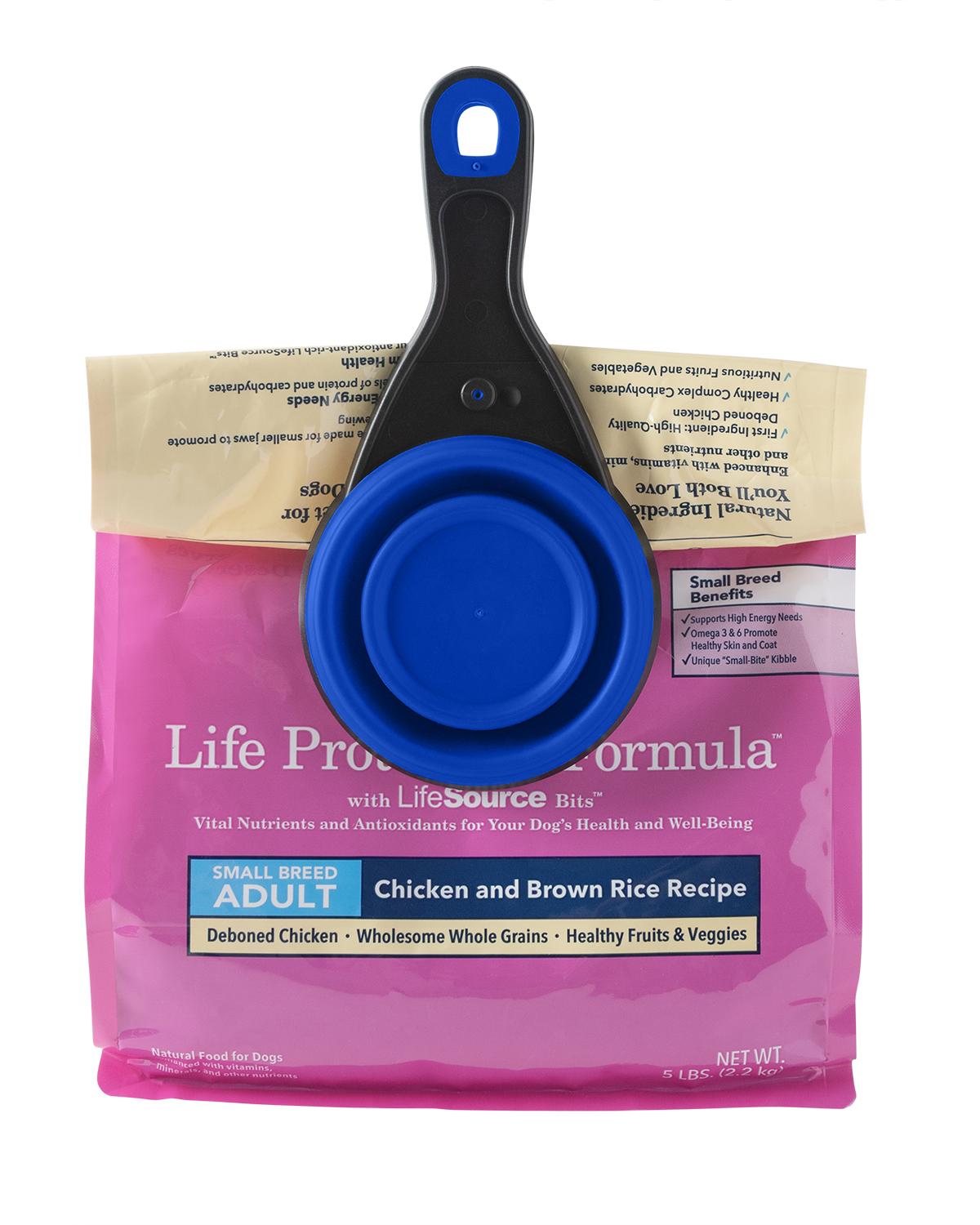 Picture of Collapsible Pet Food Scoop & Clip.